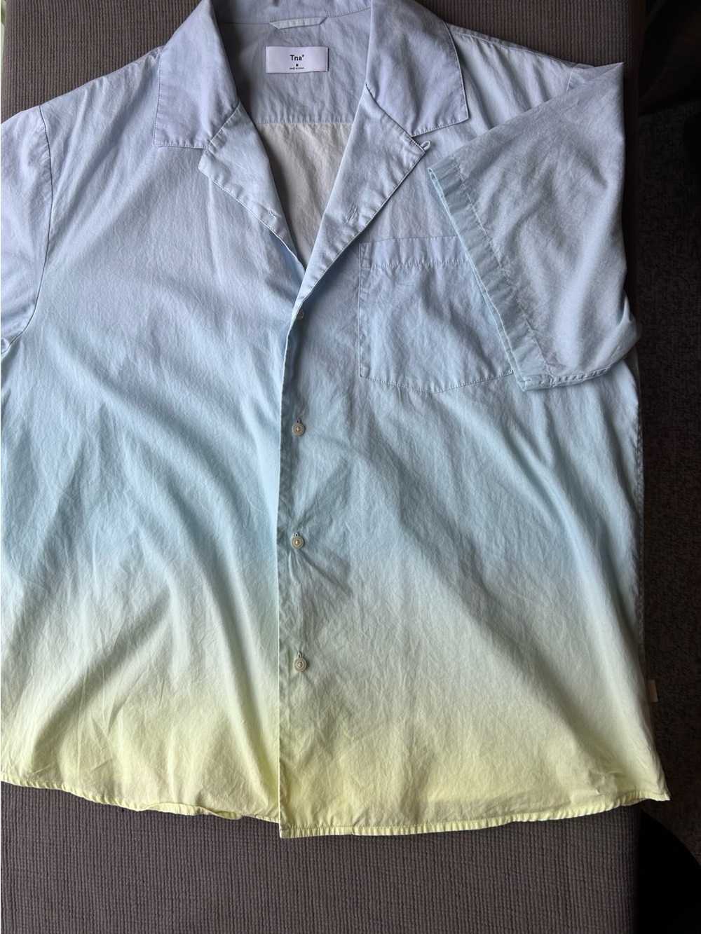 TNA Aritzia Maverick Ombrรฉ Button Down
